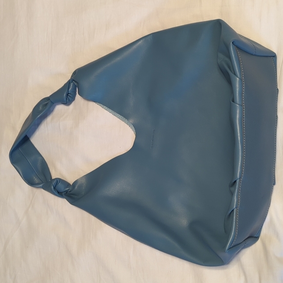 Elizabeth and James Handbags - Blue Knotted Handle Hobo
